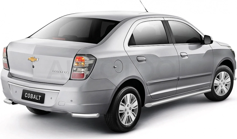CHEVROLET Cobalt 2019- Защита порогов Ø38мм (НПС) - Артикул CHC220301 - Производитель PT Group - Фото, Отзывы, Цены