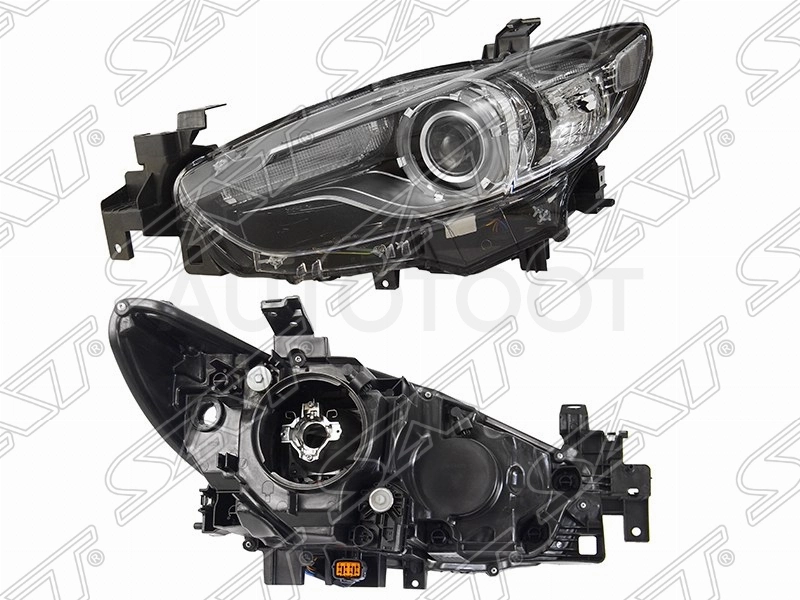 Фара левая под ксенон -2161167LLDEM2 Depo для MAZDA 6 (ATENZA)