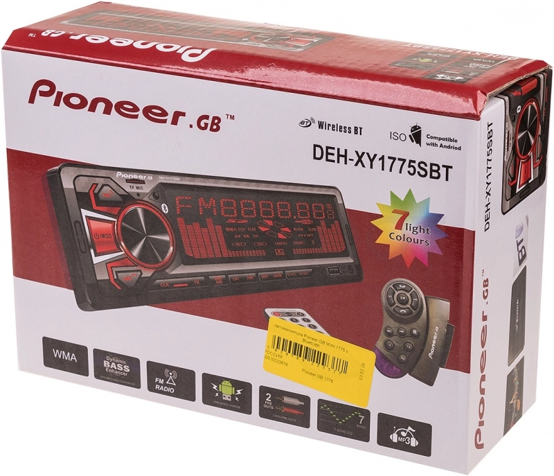 Pioneer Автомагнитола Pioneer.GB MVH 1775 с Bluetooth - Артикул PIONEERGB1775 - Производитель Pioneer - Фото, Отзывы, Цены