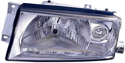 Фара левая (под корректор, без противотуманки) -6651106LLDEM Depo для SKODA OCTAVIA