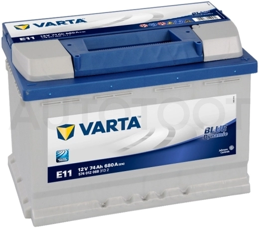 Аккумулятор VARTA 74Ah 680A обратная полярность(-+)