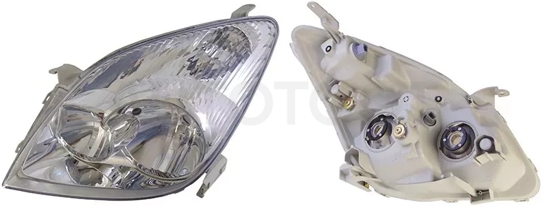 Фара Toyota Corolla Spacio (E120) 01-03 (Слева/ Галоген/ Ручная регулировка)