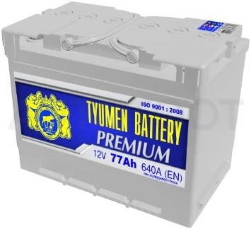 Аккумулятор TYUMEN BATTERY 77Ah 670A обратная полярность (-+)