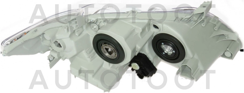 Фара левая (под корректор, желтый габарит) -21211Q6LLDEM Depo для TOYOTA CAMRY