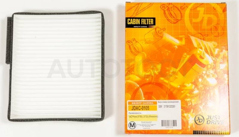 Фильтр салона - Артикул JDAC0105 - Производитель Just Drive - Фото, Отзывы, Цены