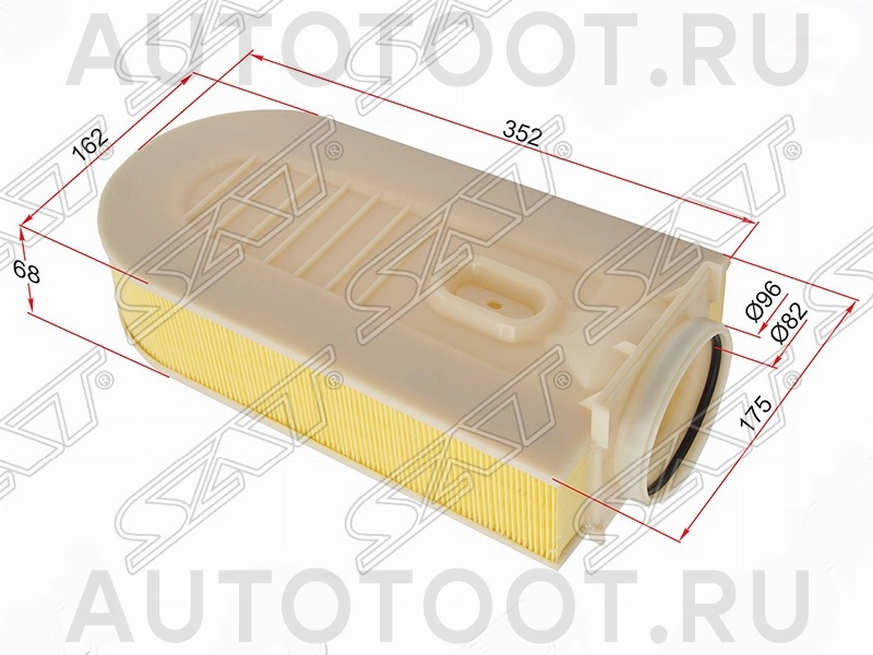 Фильтр воздушный, M651 дизель 4-matic -STA6510940104 Sat для MERCEDES C-CLASS, MERCEDES E-CLASS, MERCEDES GLK-CLASS