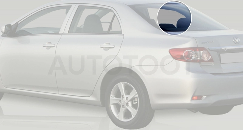 Стекло заднее (крышка багажника) с обогревом -  для TOYOTA COROLLA