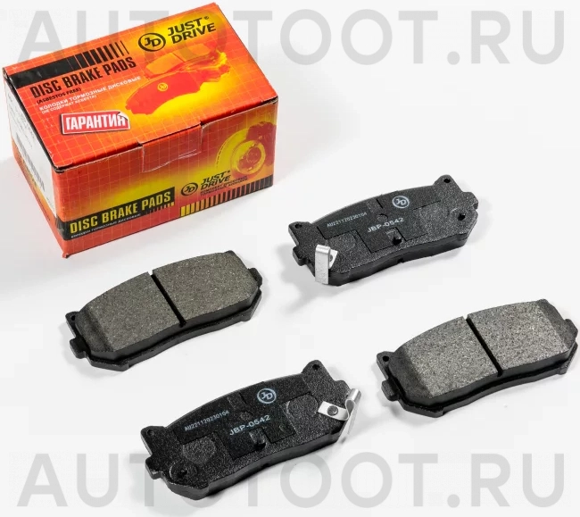 Колодки тормозные дисковые, задние - Артикул JBP0542 - Производитель Just Drive - Фото, Отзывы, Цены