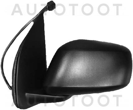Зеркало левое (электрическое, с подогревом, узкое) -  для NISSAN NAVARA, NISSAN PATHFINDER