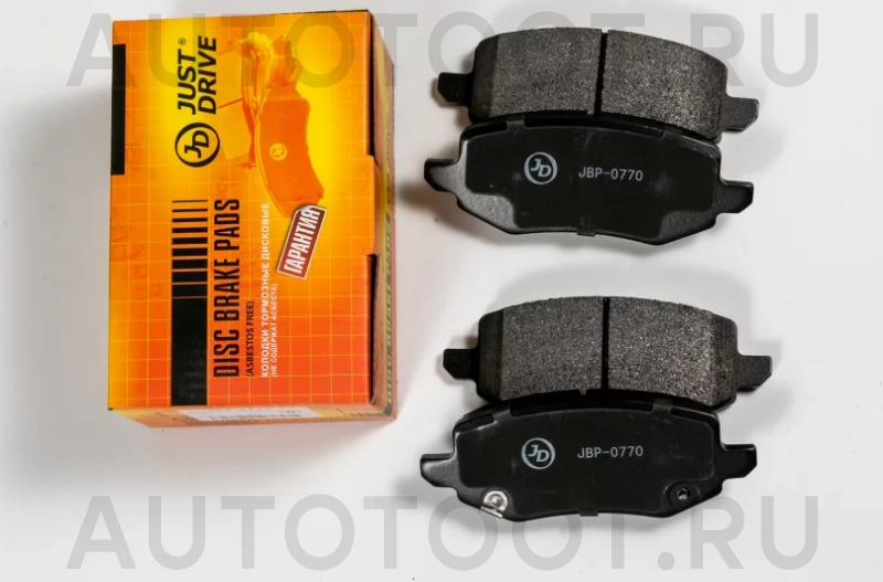 Колодки тормозные дисковые задние - Артикул JBP0770 - Производитель Just Drive - Фото, Отзывы, Цены