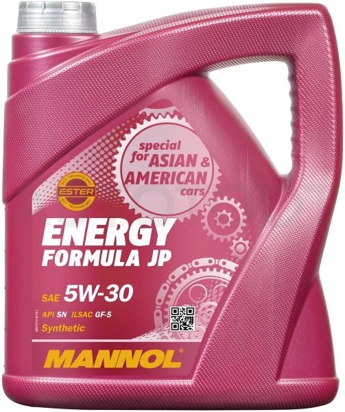 5W-30 MANNOL Energy Formula 4л Масло моторное синтетическое - Артикул 4036021401430 - Производитель Mannol - Фото, Отзывы, Цены