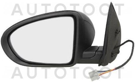 Зеркало левое  (обогрев, складное, 7конт) -STDT659402 Sat для NISSAN QASHQAI, NISSAN DUALIS