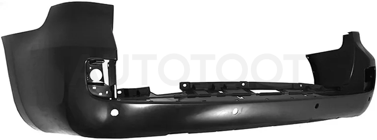 Бампер задний Toyota Land Cruiser (J200) 07-12 / Lexus LX 07-12 (Под сонары(парктроники)/ Не подходит на 12-15г)