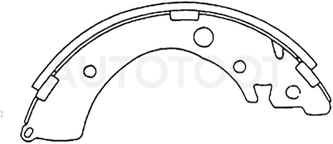 Колодки тормозные барабанные Honda Accord 85-94 / Civic 91-06