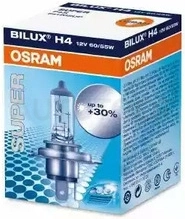 Лампа H4 12V 60/55W P43t SUPER +30% больше света