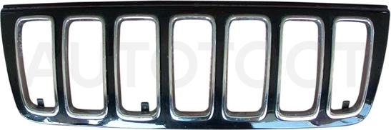 Решетка радиатора в сборе (хромированная, LTD) -  для JEEP GRAND CHEROKEE