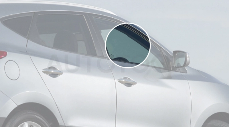 Стекло переднее правое опускное -  для HYUNDAI IX35