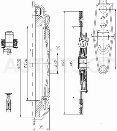 Комплект сцепления AUDI A3/SKODA OCTAVIA/VW GOLF/JETTA/PASSAT/POLO 1.2/1.6 06-18