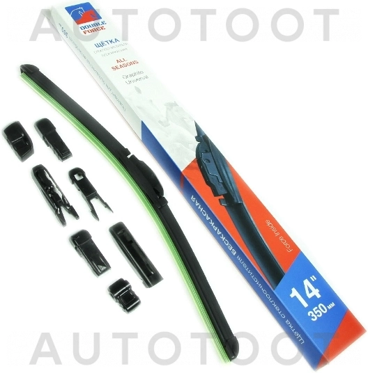 Щетка стеклоочистителя бескаркасная 350мм (14") DOUBLE FORCE - Артикул DFF14 - Производитель Double Force - Фото, Отзывы, Цены