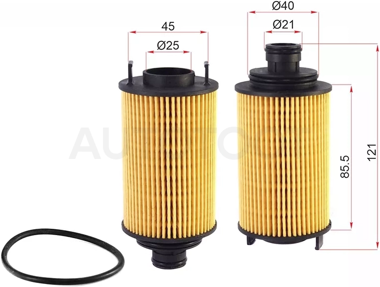 Фильтр масляный (картридж) CHERY TIGGO 3 SQRE4G16 14-/TIGGO T11 13-16/M11 10-16/ARRIZO 7 14-16