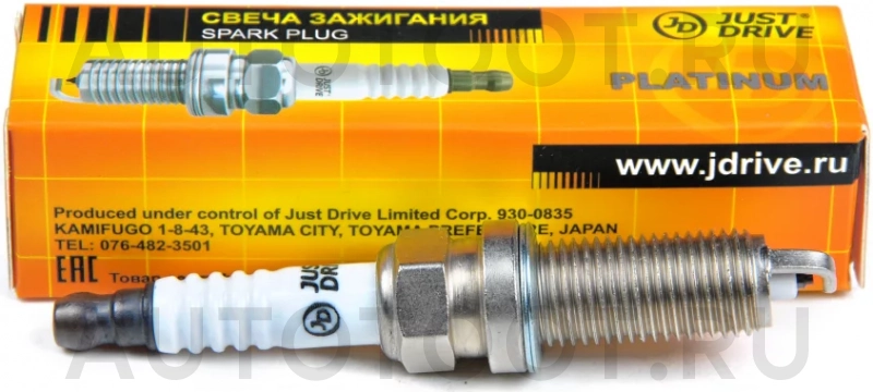 Свеча зажигания /LZKAR6AP11/PLZKAR6A11 PLATINUM - Артикул JPS2003 - Производитель Just Drive - Фото, Отзывы, Цены