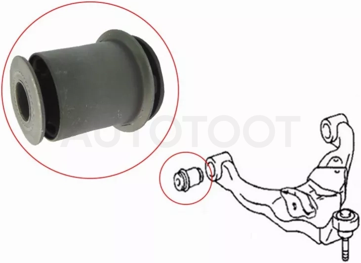 Сайлентблок рычага Toyota Land Cruiser Prado (J120) 02-09 / FJ Cruiser 05-18 - Артикул ST4865460030 - Производитель Sat - Фото, Отзывы, Цены