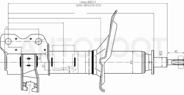 Стойка задняя NISSAN X-TRAIL 00-07 RH - Артикул ST553028H625 - Производитель Sat - Фото, Отзывы, Цены