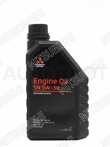 Масло моторное синтетическое MITSUBISHI 5W-30 SN/CF 1л - Артикул MZ321035 - Производитель Mitsubishi - Фото, Отзывы, Цены