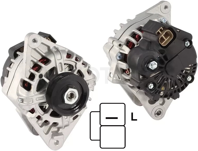 Генератор HYUNDAI ACCENT 1.5/1.6 03-09/TUCSON 2.0 05-09/KIA RIO 1.6 06-09/SPORTAGE 2.0 05-06 12V 90A