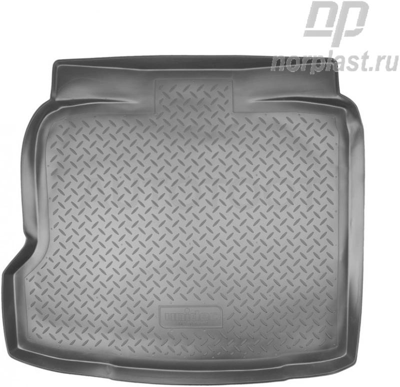 Коврик в багажник NORPLAST, черный, полиуретан