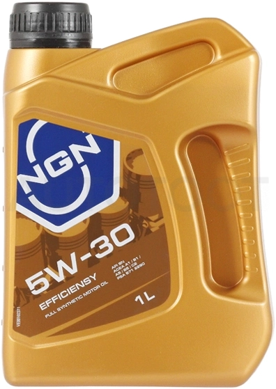 5W-30 EFFICIENCY SN 1л синтетика - Артикул V172085649 - Производитель NGN - Фото, Отзывы, Цены