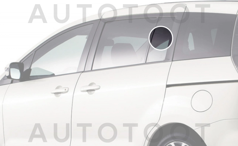 Стекло форточки (уголок) задней левой двери -  для MAZDA 5 (PREMACY)