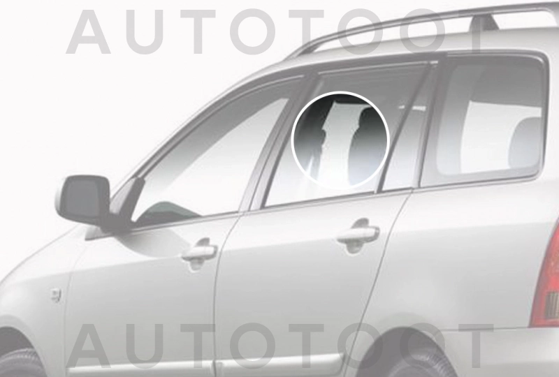 Стекло заднее левое опускное -  для TOYOTA COROLLA FIELDER