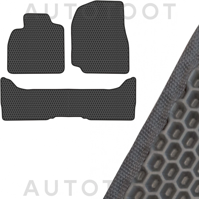 Коврик салона 4 штуки EVA Серый левый руль -  для TOYOTA LAND CRUISER, LEXUS LX470