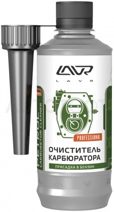 Промывка очиститель карбюратора присадка в бензин (на 40-60л) с насадкой LAVR 310мл