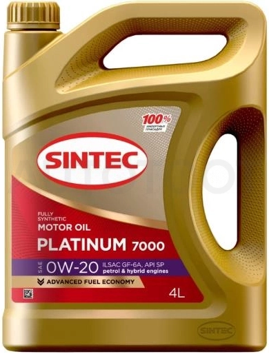 Масло моторное синтетическое Sintec Платинум SAE 0W-20 sp - Артикул 600222 - Производитель Sintec - Фото, Отзывы, Цены
