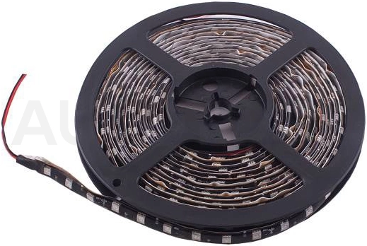 500см Лента светодиодная 12V 500см 300 SMD диодов 5050 SKYWAY Синяя (катушка) черная основа