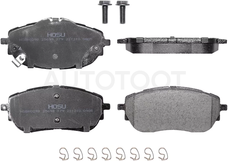 Колодки тормозные (Спереди) Toyota Corolla (E180,E210) 12-22 / Auris 12-18