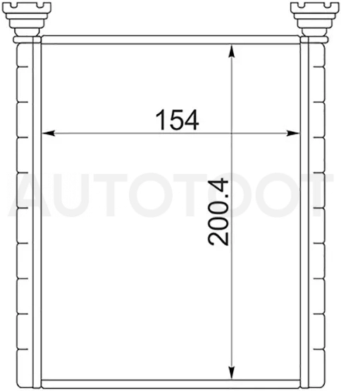 Радиатор отопителя салона Lexus RX 08-15 / Toyota Camry 06-21 - Артикул STTYL53950 - Производитель Sat - Фото, Отзывы, Цены
