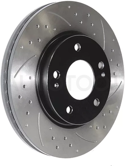 Комплект дисков тормозных передний перфорированные MITSUBISHI Airtrek/Outlander CU4/5W, Diamant F31/