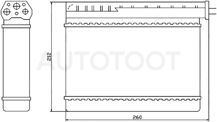 Радиатор отопителя салона BMW 3-Series 90-00 / 5-Series 95-04 - Артикул STBM323950 - Производитель Sat - Фото, Отзывы, Цены