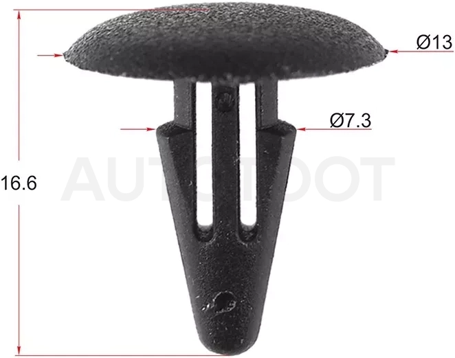 Клипса обшивки NISSAN/TOYOTA/LEXUS/MITSUBISHI (Продажа по 10шт) - Артикул STKJ094 - Производитель Sat - Фото, Отзывы, Цены