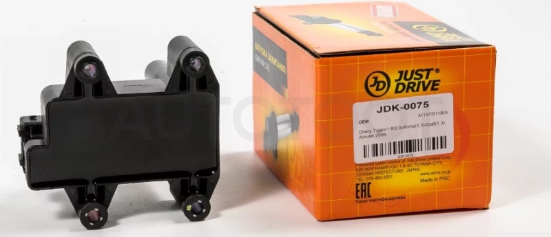 Катушка зажигания - Артикул JDK0075 - Производитель Just Drive - Фото, Отзывы, Цены