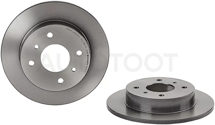 Диск тормозной (Сзади) Nissan Almera 95-06 / Primera 90-02 / Sunny 98-04 / Bluebird Sylphy 00-05