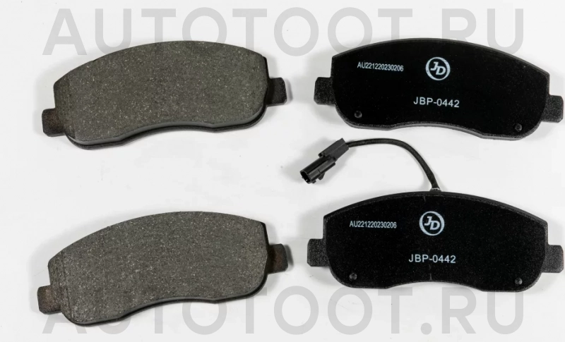 Колодки тормозные дисковые передние - Артикул JBP0442 - Производитель Just Drive - Фото, Отзывы, Цены