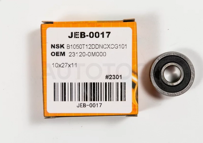 Подшипник закрытый(резина) (10/27/11) B10-50D - Артикул JEB0017 - Производитель Just Drive - Фото, Отзывы, Цены