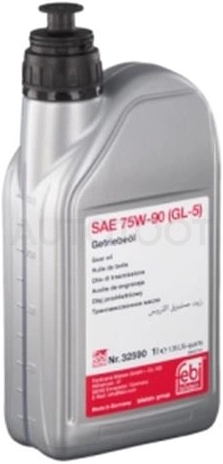 75W-90 Масло трансмиссионное VW AUDI для МКПП GL-5 75W90 1л FEBI 32590