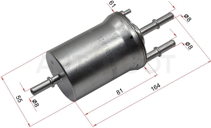 Фильтр топливный -ST540027 Sat для SKODA RAPID, SKODA FABIA, SKODA OCTAVIA, VOLKSWAGEN POLO