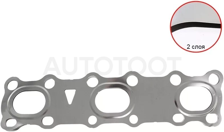 Прокладка выпускного коллектора NISSAN TEANA 09-/PATHFINDER 15-16/MURANO 10- VQ25/VQ35