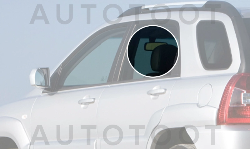 Стекло заднее левое опускное -  для KIA SPORTAGE